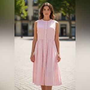 Karl Lagerfeld Paris Pale Pink Peal Lace Dress Size 6